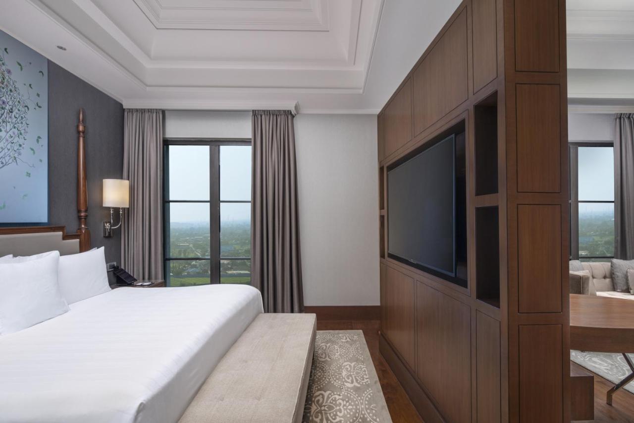 Itc Royal Bengal, A Luxury Collection Hotel, Kalkutta Kültér fotó A bedroom at the hotel