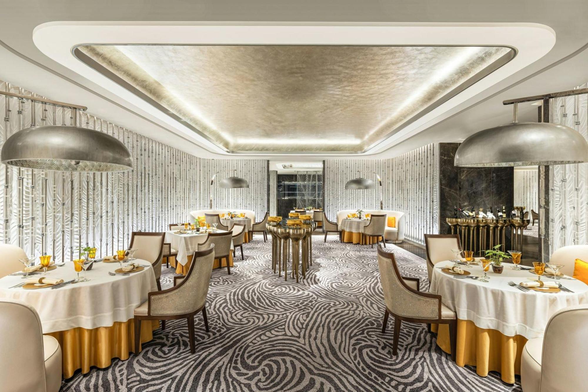 Itc Royal Bengal, A Luxury Collection Hotel, Kalkutta Kültér fotó The interior of the restaurant